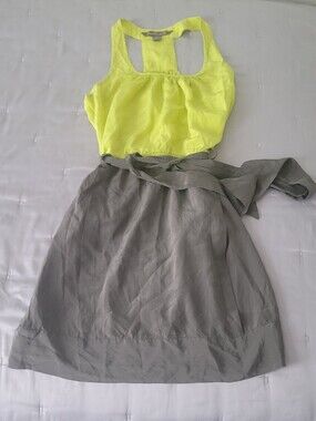 Charlie Jade 100% Silk Dress With Belt Size Small